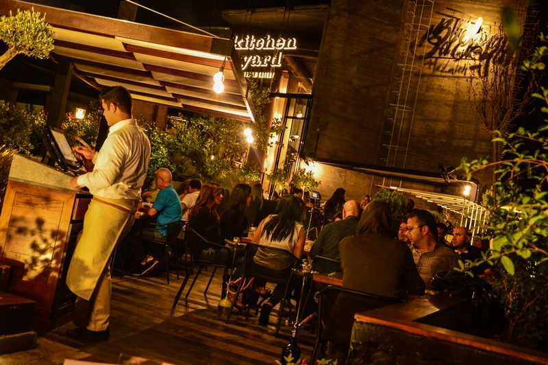 Kitchen Yard on Saturday Night
